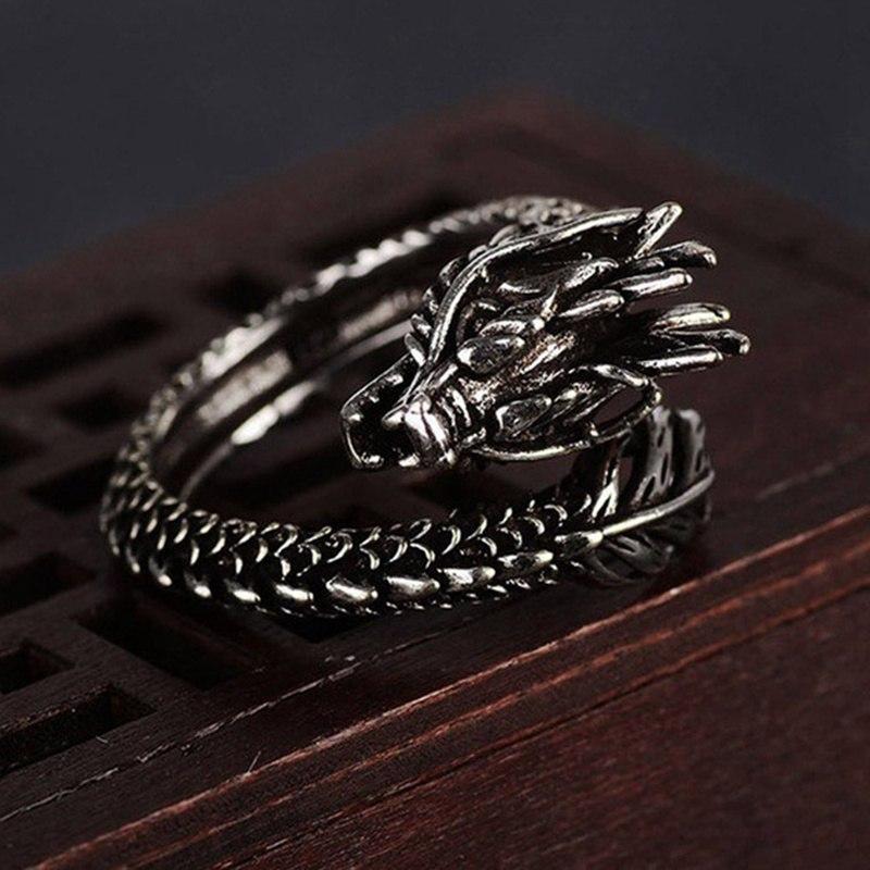 Fierce Dragon Wrap Ring