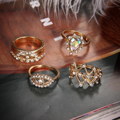 Geometric Crystal Ring Set