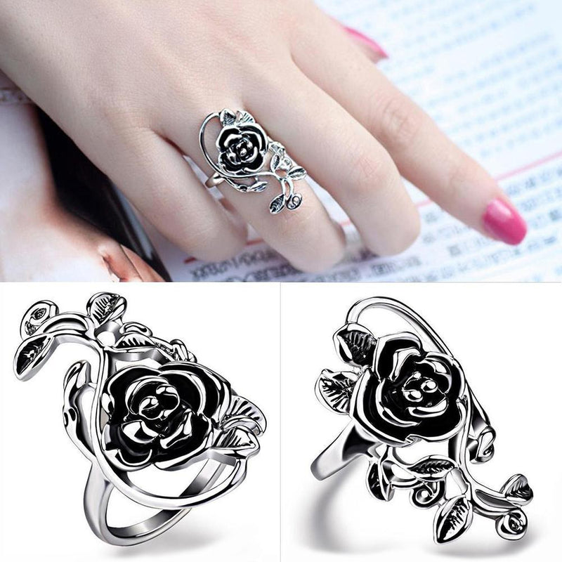 Gothic Style Rose Ring