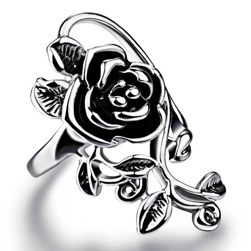 Gothic Style Rose Ring