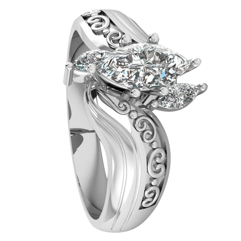 Majestic Crystal Princess Ring