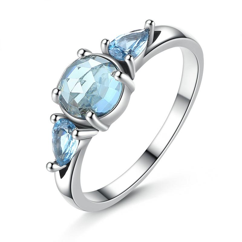 Moonlight Frost Sterling Silver Ring
