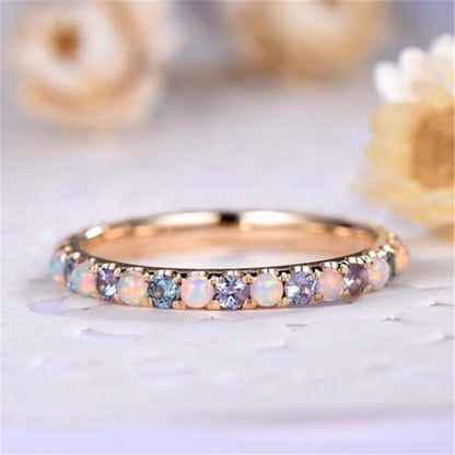 Pink Fairy Opal Ring