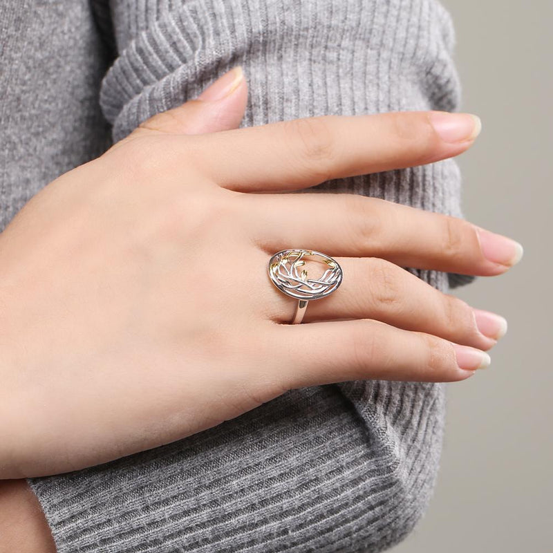 Tree of Life Sterling Silver Ring