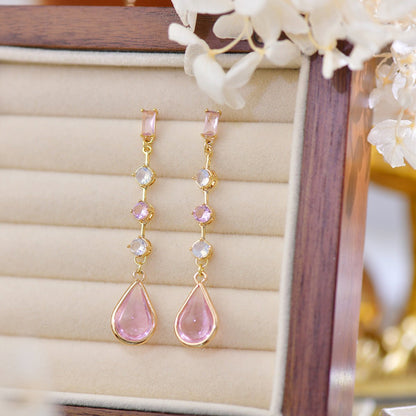 Rosewater Drop Earrings