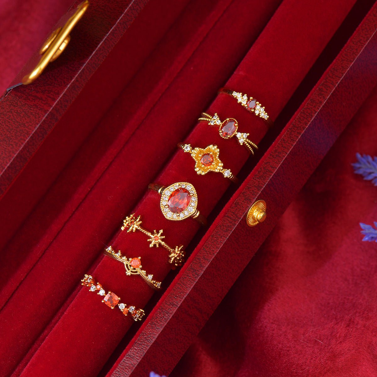 Ruby Poetry Ring