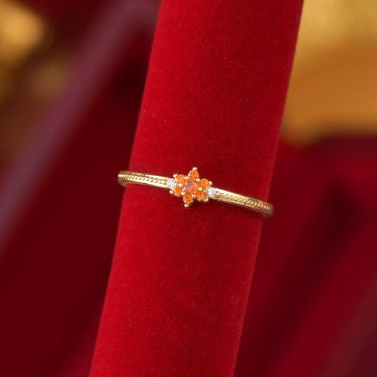 Scarlet Fleur Ring