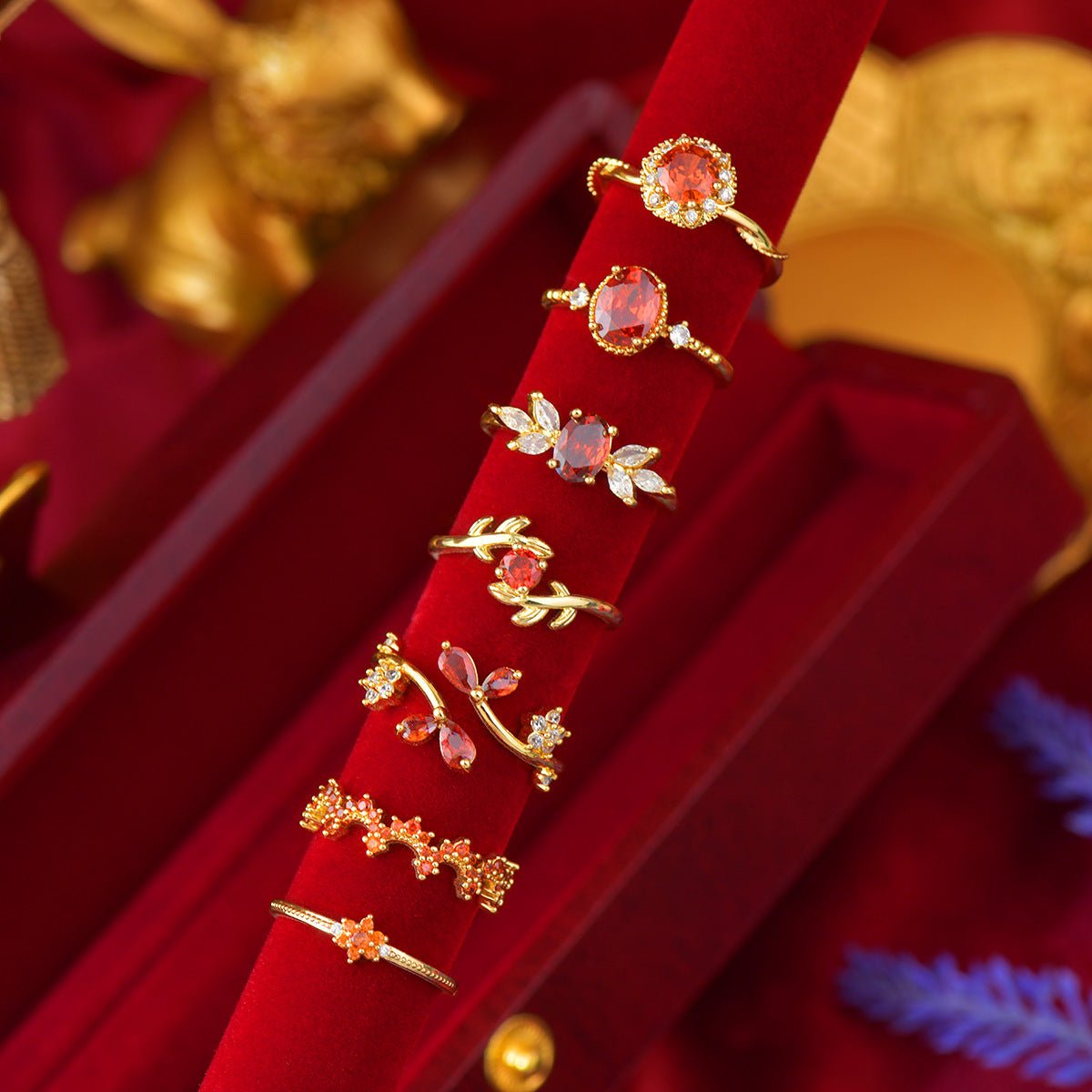 Scarlet Prima Ring