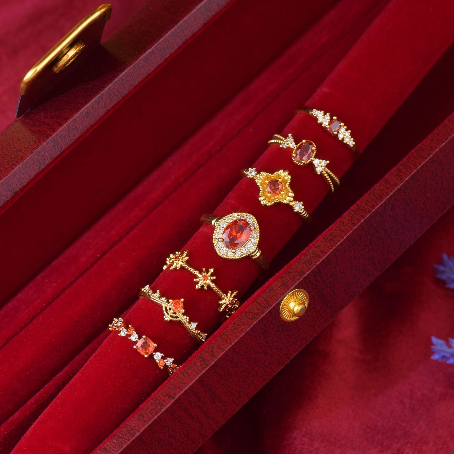 Scarlet Solenne Ring
