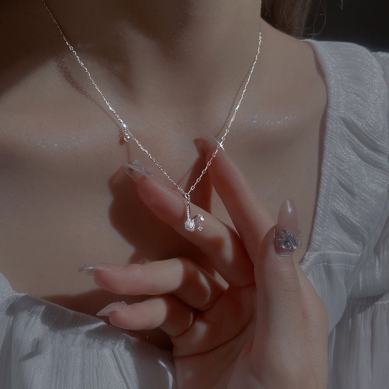 Silver Bunny Necklace