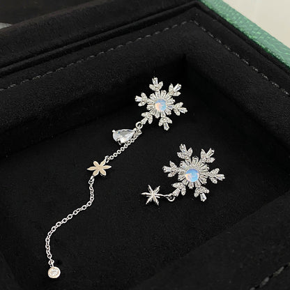 Snowflake Drop Earrings