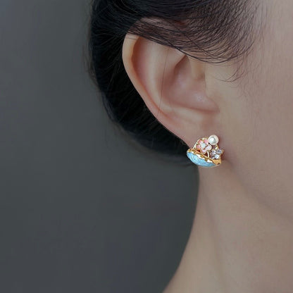Spring Basket Earrings