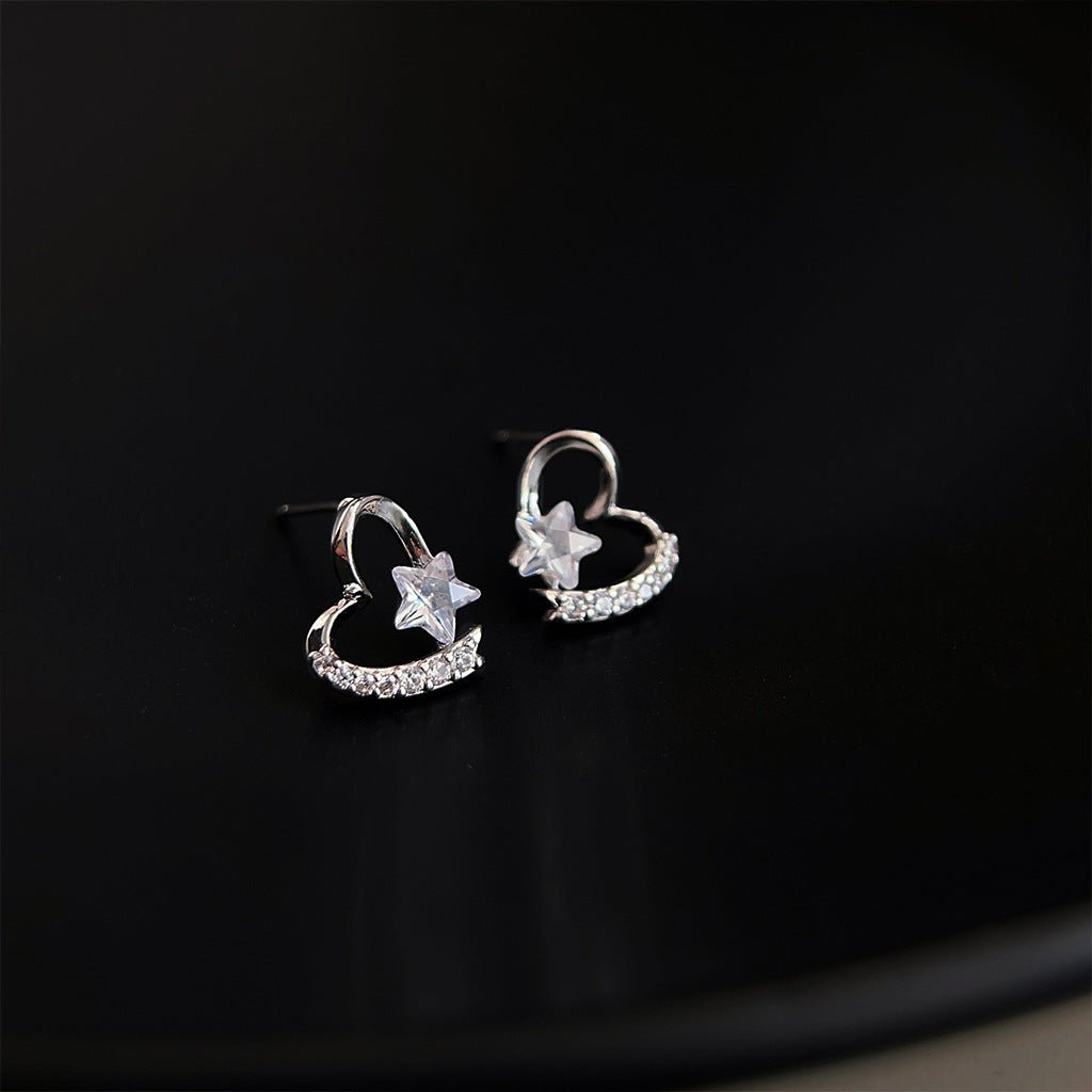 Stellar Heart Earrings