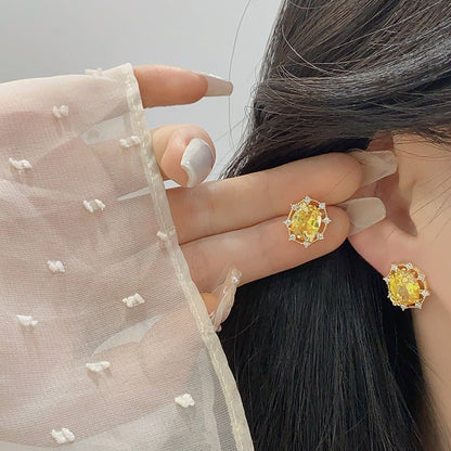 Sunshine Butterfly Stud Earrings