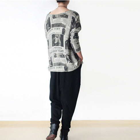Thick Warm Winter Pants Black Carrot Pants Harem Pants Elastic Waist