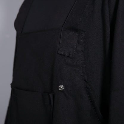 Fine Black Oversize Dress False Two Pieces O Neck Clothing Dresses