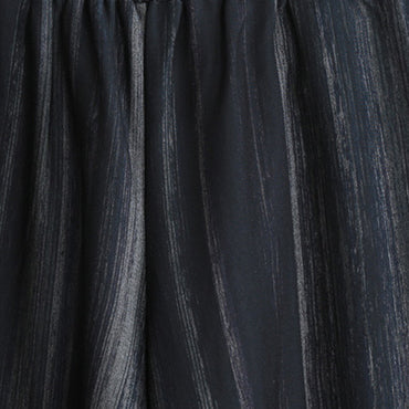 Fine Black Striped Pure Cotton Blended Two Pieces Traveling Clothing Boutique Long Sleeve O Neck Pockets Tops Cotton Blended Baggy Trouse