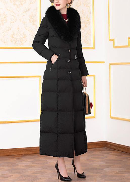 Fine Jackets & Coats Thick Overcoat Black Fur Collar Coats