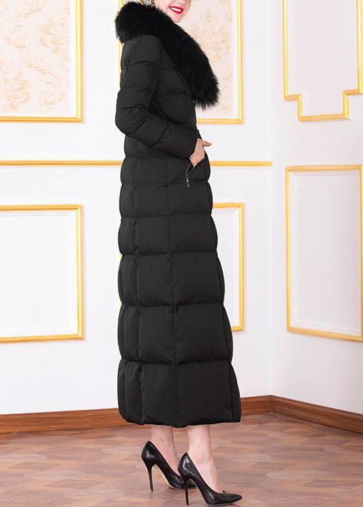 Fine Jackets & Coats Thick Overcoat Black Fur Collar Coats