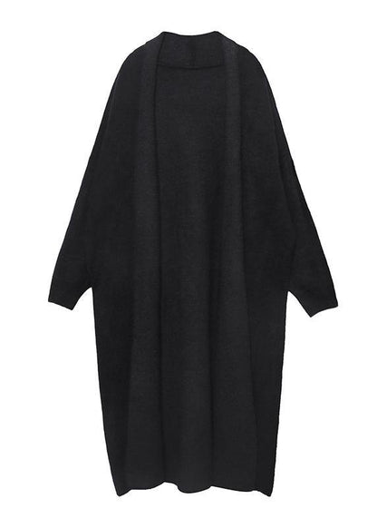 Fine Clothing Winter Outwear Blackish Green Thick Wool Coats