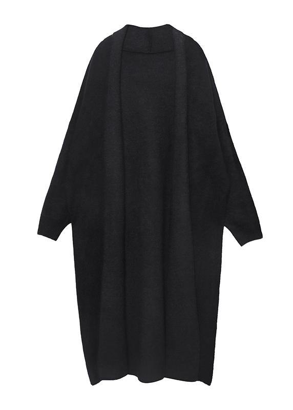 Fine Clothing Winter Outwear Blackish Green Thick Wool Coats