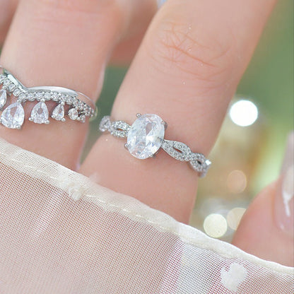 Twilight Oval Ring