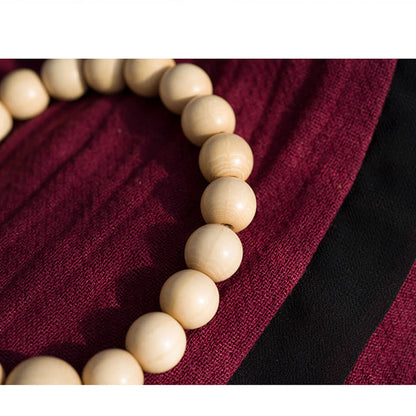 Abelia Biflora Wood Wrist Mala Bracelet 10mm