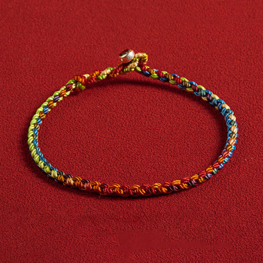 Red String Bracelet With Silver | Peace and Protection