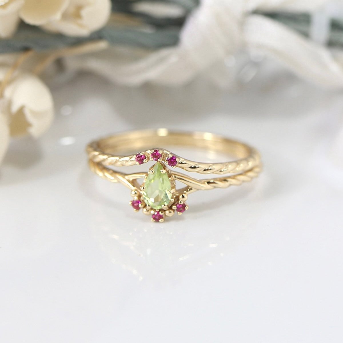 Verdant Reverie Ring Set