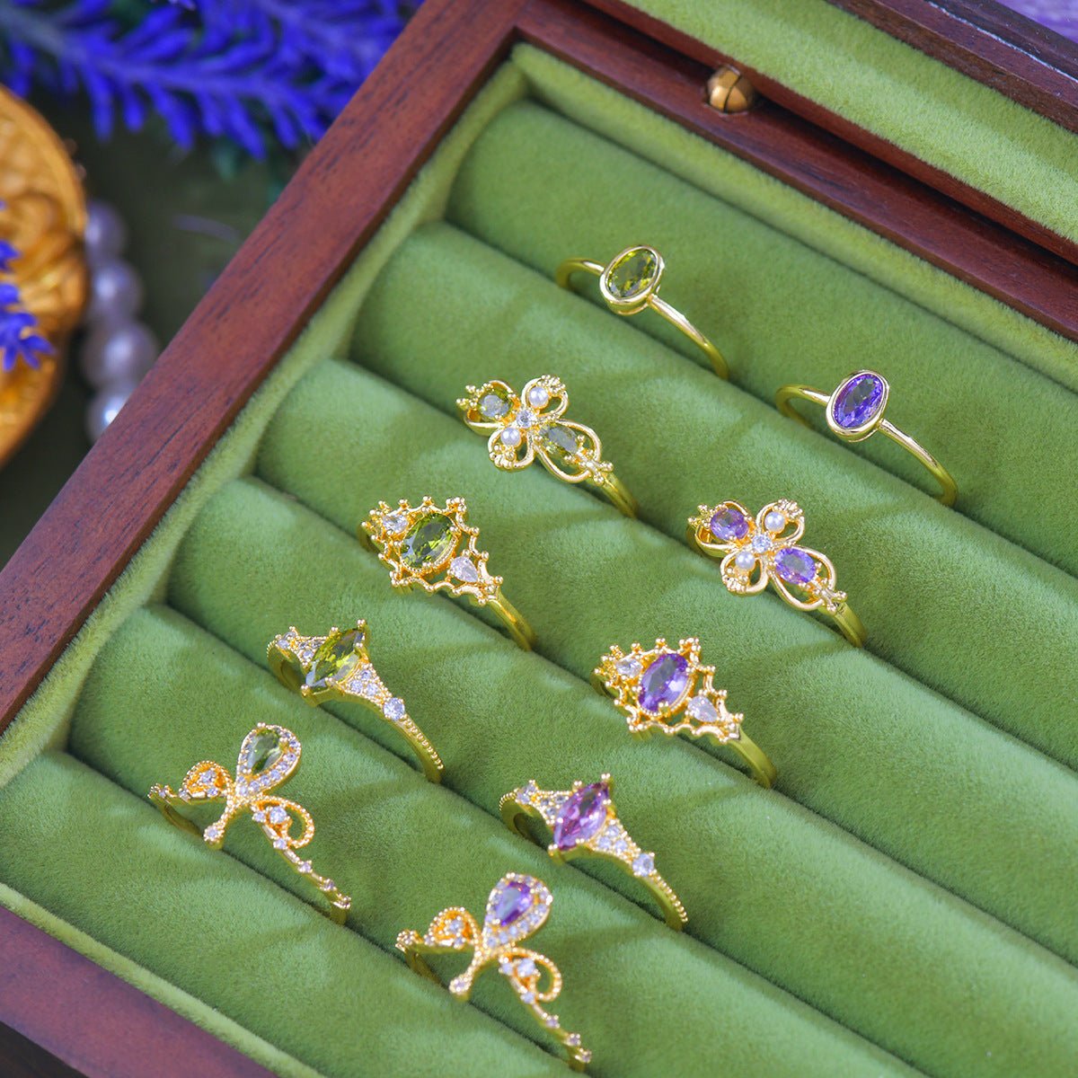 Verde Blosselle Ring