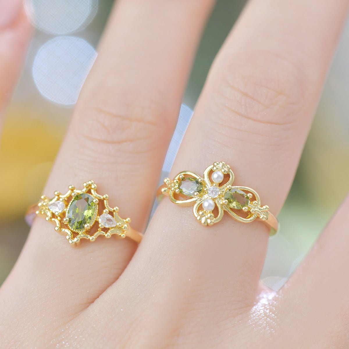 Verde Regalia Oval Ring