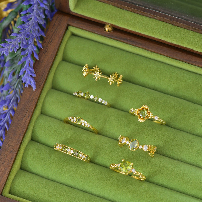 Verte Étoile Ring