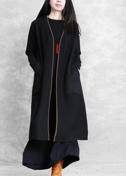Oversize Maxi Coat Dull Green Pockets Coats