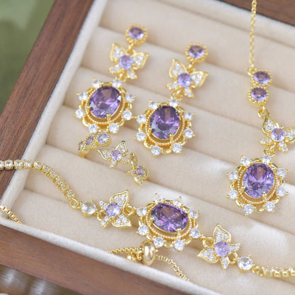 Violet Flutter Ring