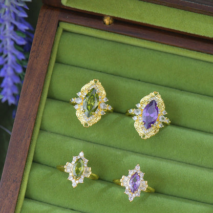 Violet Heirloom Ring
