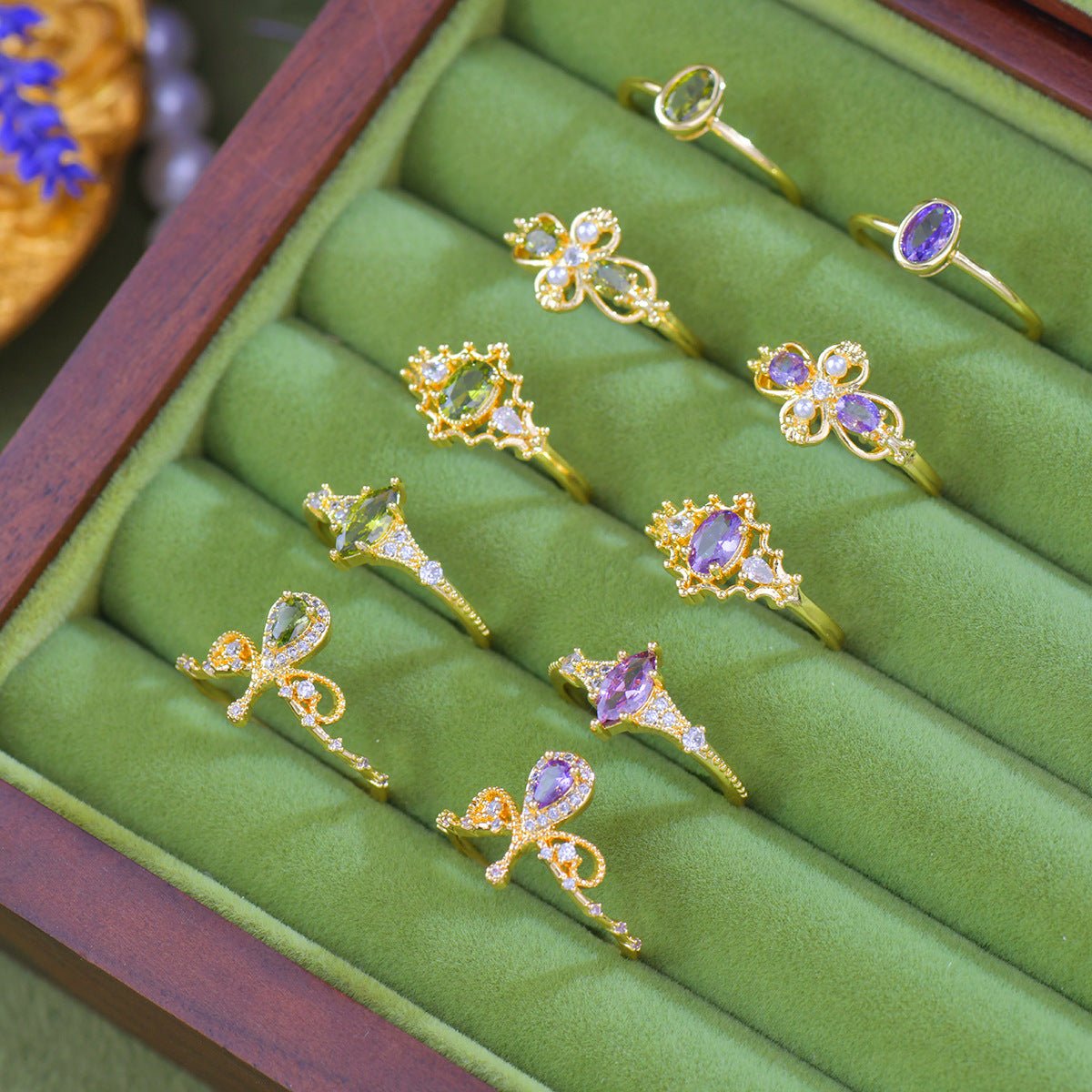 Violet Regalia Oval Ring