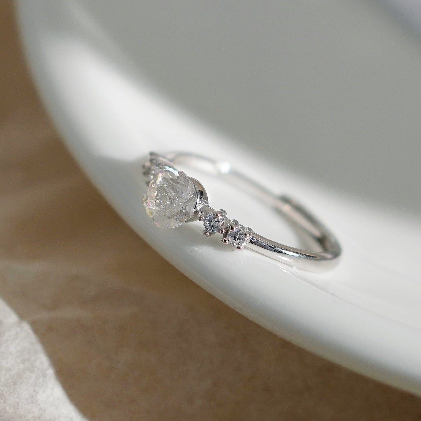 White Rose Ring
