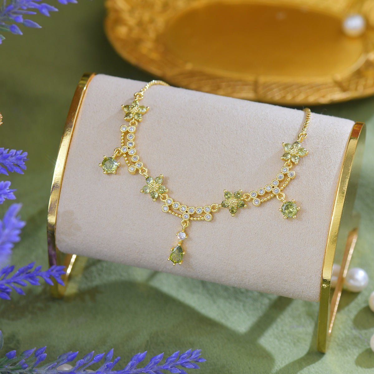 Wildflower Serenade Bracelet in Green