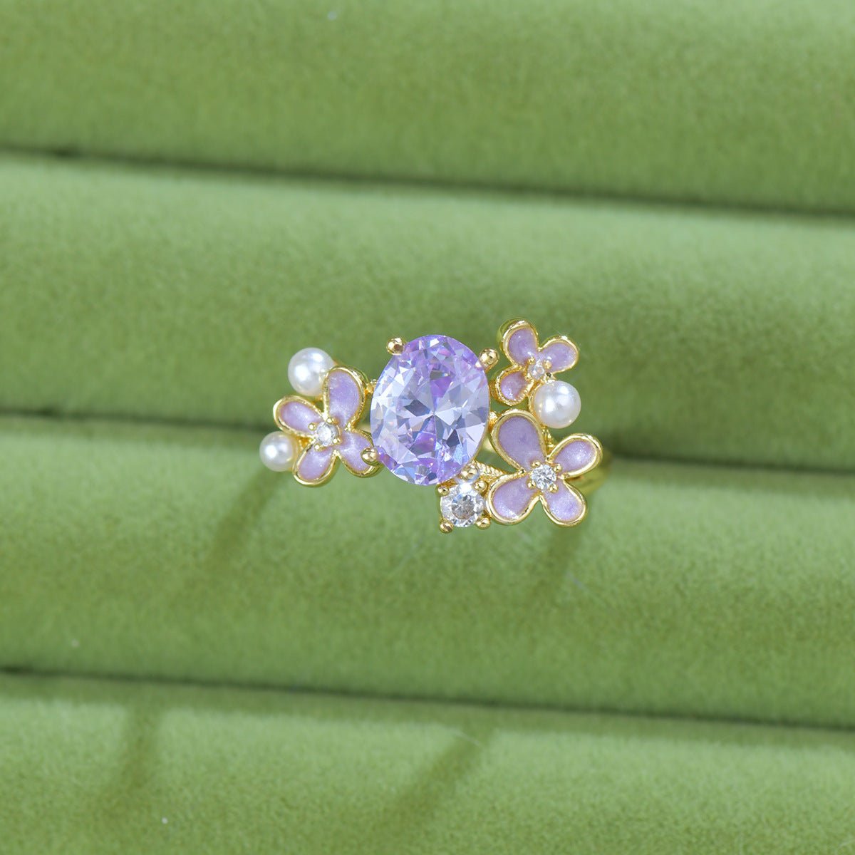 Wisteria Amethyst Ring