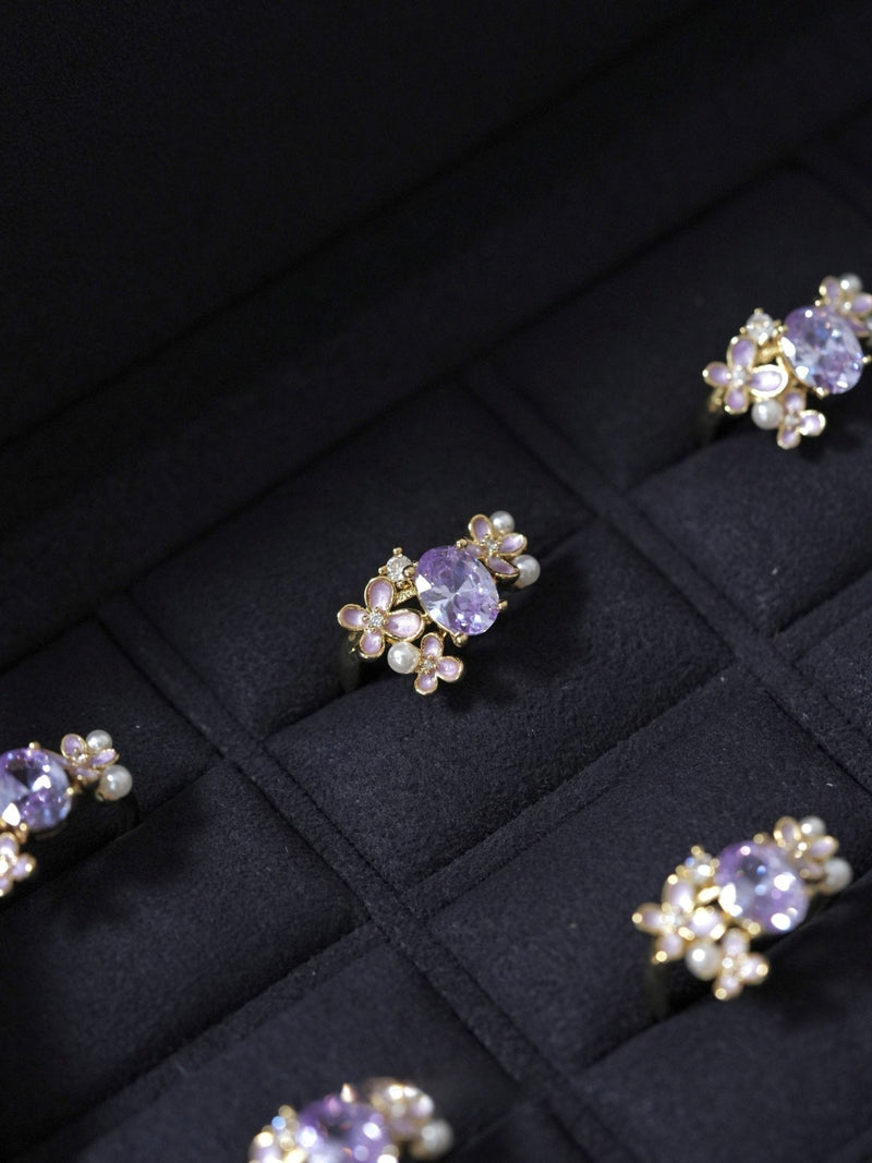 Wisteria Amethyst Ring