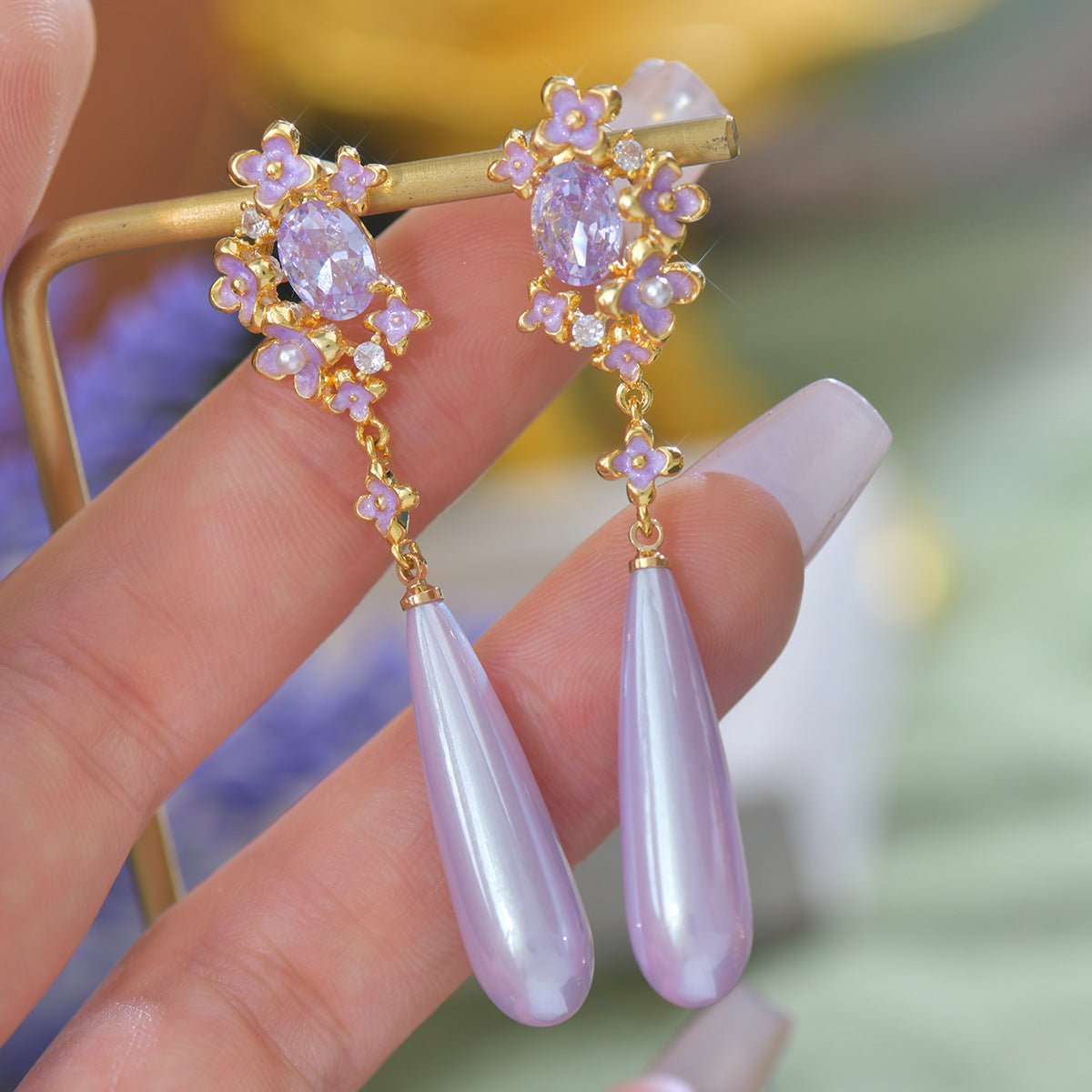 Wisteria Drop Earrings