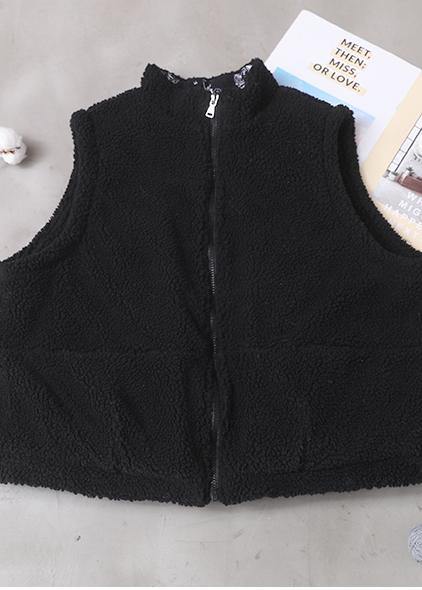 Oversized Down Jacket Winter Coats Black Sleeveless for Coat