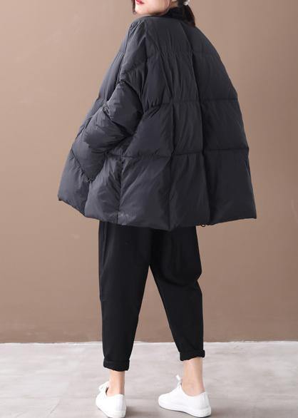 Oversized Winter Jacket Winter Coats Black Button Down Coat